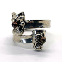 good vibrations グッドバイブレーションズ TWO FACE トゥーフェイス シルバーリング SV925 Size 17号 福生店