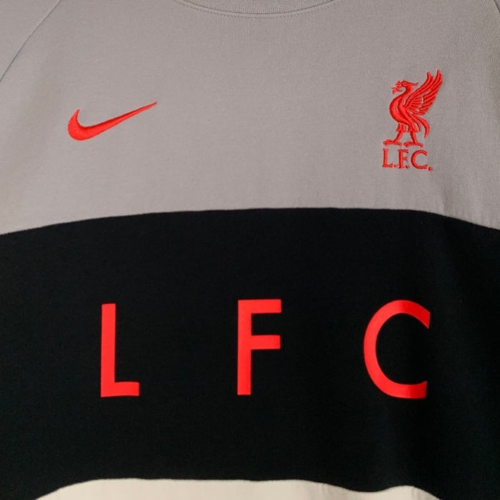 NIKE ナイキ リヴァプール クルーネックスウェットトレーナー グレー ホワイト CZ3424-012 Size L 福生店