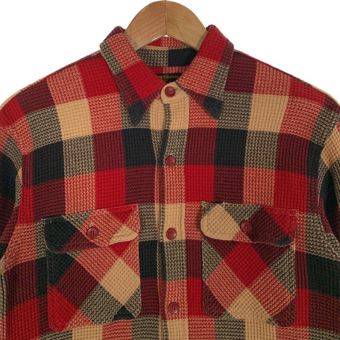 SUGAR CANE シュガーケーン バッファローチェックシャツ ワッフルコットン レッド M品番 Size M 福生店