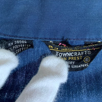 70's J.C.Penney ジェーシーペニー TOWN CRAFT ドリズラージャケット スイングトップ ネイビー Size S 福生店