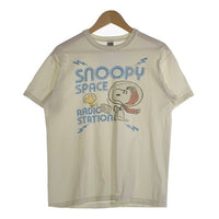TOYS McCOY トイズマッコイ SNOOPY スヌーピー SPACE RADIO STATION プリントTシャツ オフホワイト TMC2441 Size L 福生店