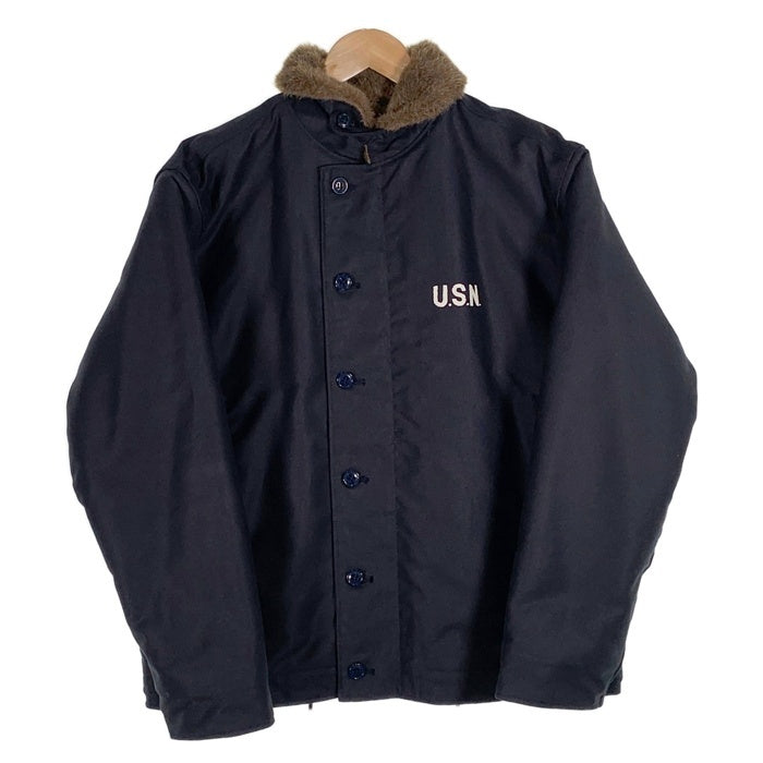 HOUSTON ヒューストン NAVY DEPARTMENT N-1 JACKET デッキジャケット ネイビー 5N-1 Size 40 福生店