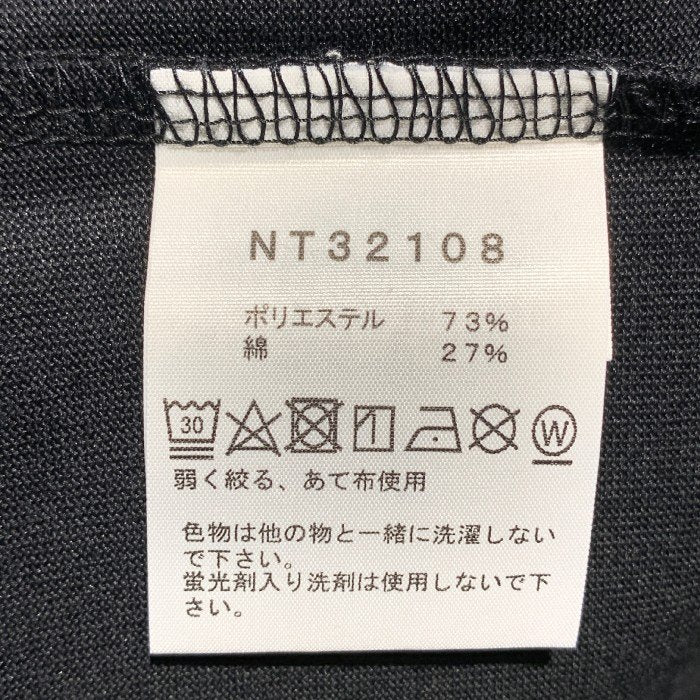 THE NORTH FACE ノースフェイス Bandana Square Logo Tee バンダナスクエアロゴ Tシャツ ブラック NT32108 Size L 福生店