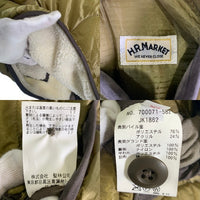 HOLLYWOOD RANCH MARKET H.R.MARKET ハリウッドランチマーケット リバーシブル 裏ボア キルティング ジャケット オリーブ JK1862 Size XL 福生店