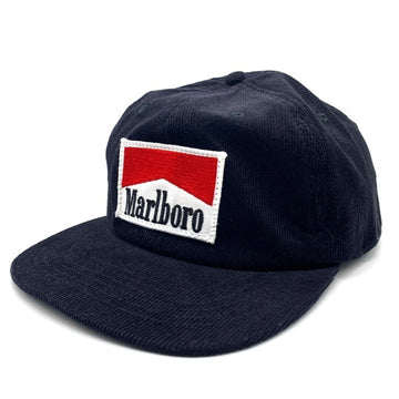 Marlboro マルボロ コーデュロイ スナップバック キャップ ブラック 福生店