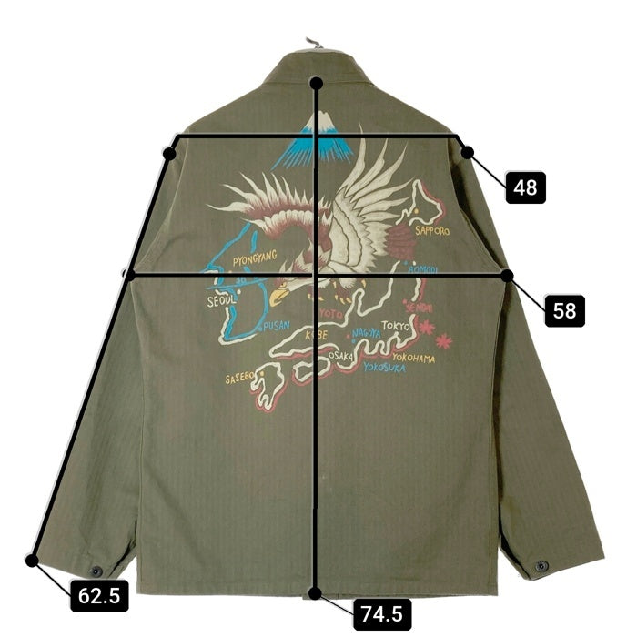 BUZZ RICKSON'S バズリクソンズ BR15518 N-3 JACKET JAPAN ユーティリティ ジャケット カーキ size38 瑞穂店
