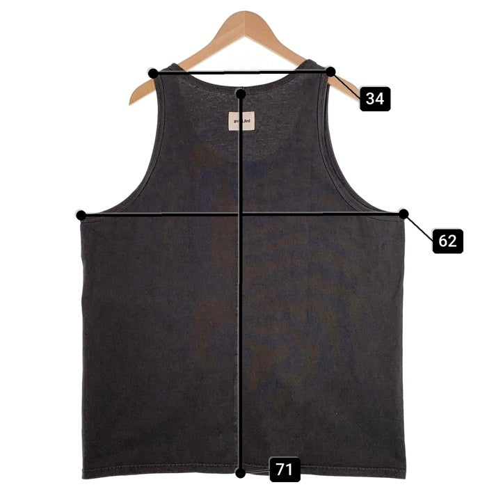 greatLAnd グレートランド ORIGINAL NOMAN TANK TOP ノーマンタンクトップ チャコール Size XL 福生店