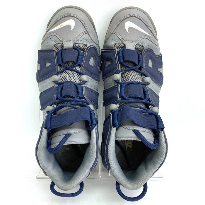 NIKE AIR MORE UPTEMPO ナイキ エアモアアップテンポ スニーカー グレー ネイビー 921948-003 Size 28.5cm 瑞穂店