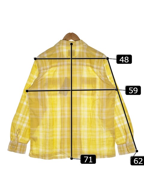 RATS ラッツ 22AW ブランケットウールシャツ Sサイズ RATS ラッツ 22SS COTTON CHECK SHIRT コットン チェックシャツ