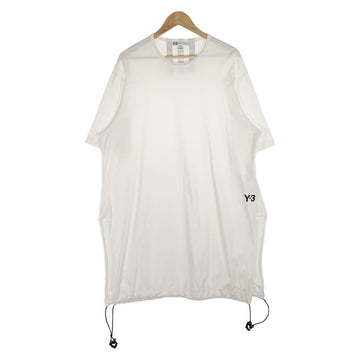 Y-3 ワイスリー 19SS Drawstring Long Tee ドローストリング ロング Tシャツ ホワイト DY7180 Size S 福生店