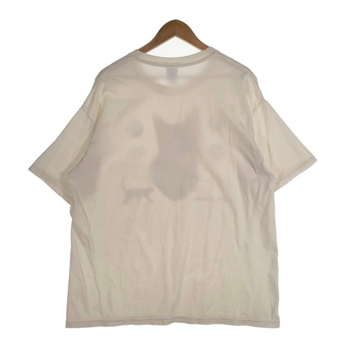 00's~ Abyssian 猫 プリントTシャツ ホワイト ギルダン2枚タグ Size XL 福生店