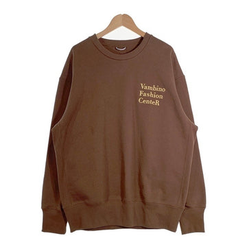 VAMBINO ヴァンビーノ クルーネックスウェットトレーナー 刺繡 ブラウン VAM-SW-01 Size L 福生店