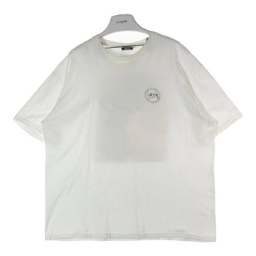 STUSSY ステューシー パームツリー バックフォトTシャツ ホワイト sizeXL※襟汚れあり★ 瑞穂店