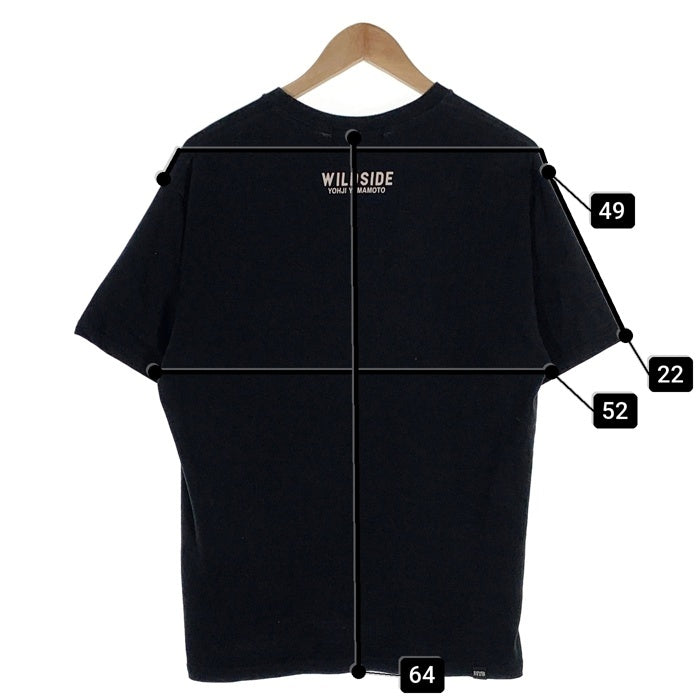 HYSTERIC GLAMOUR ヒステリックグラマー WILDSIDE ヨウジヤマモト MOTEL Tee プリントTシャツ ブラック SZ-T14-032 Size 4 福生店