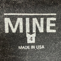 blackmeans ブラックミーンズ mine マイン ロングスリーブ プリントTシャツ ブラック Size 4 瑞穂店
