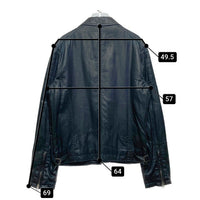 AX ARMANI EXCHANGE アルマーニエクスチェンジ コットン ダブルライダースジャケット ブラック Size L 瑞穂店