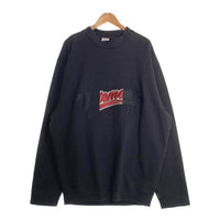 VETEMENTS ヴェトモン 18AW Baseball Logo Embroidered Sweatshirt ベースボールロゴ クルーネック スウェット ブラック MAH18TR31 Size M 福生店