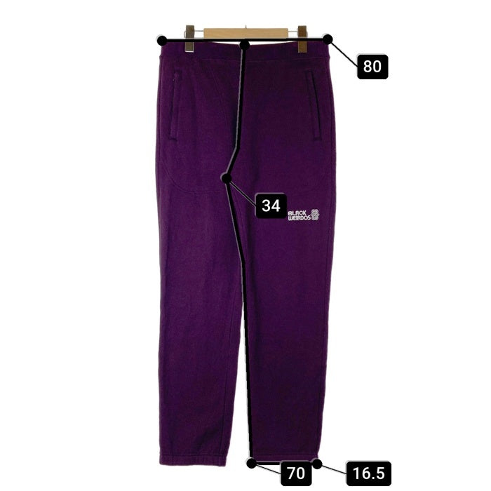 BLACKWEIRDOS ブラックウィドウ 22AW-SW02 リバーシブル スウェットパンツ パープル sizeL 瑞穂店
