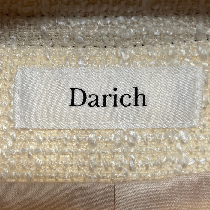 Darich ダーリッチ ツイードジャケットミニスカートセットアップ アイボリー sizeS 瑞穂店