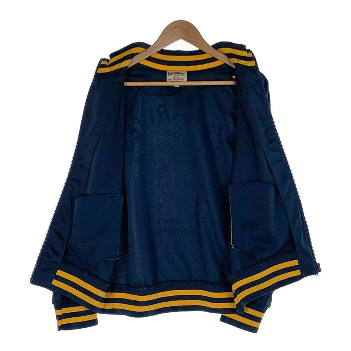 Ted Company テッドカンパニー トラックジャケット ジャージトップ プリント ネイビー イエロー Size M 福生店