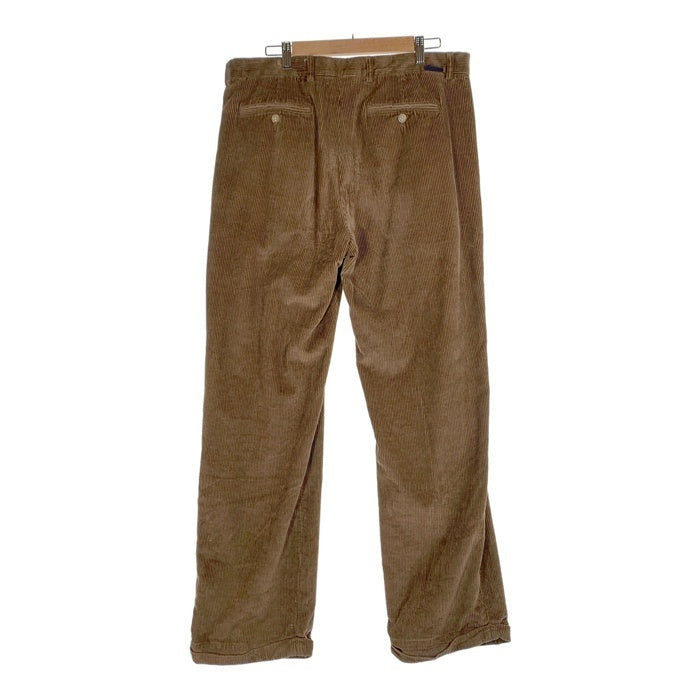 00's NAUTICA RIGGER ノーティカ 2タック コーデュロイトラウザーパンツ ブラウン Size 36×32 福生店