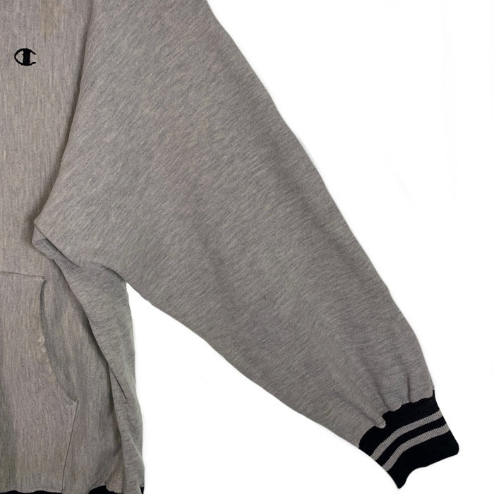 90's Champion チャンピオン リバースウィーブ リブライン プルオーバースウェットパーカー オートミール Size XL 福生店