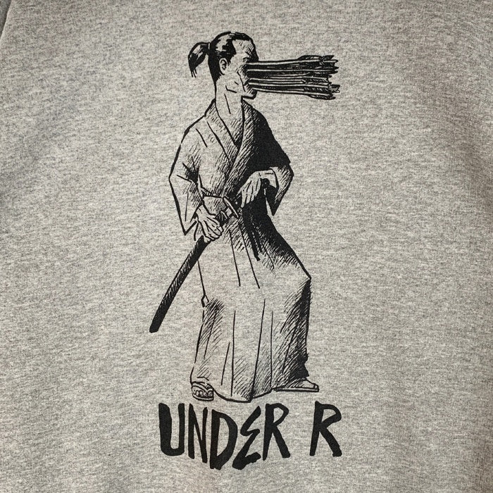 UNDER R アンダーアール Samurai Sweat Pullover サムライ プルオーバースウェットトレーナー グレー Size XL　福生店