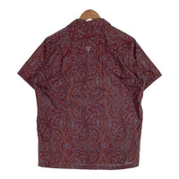 WACKO MARIA ワコマリア Paisley Shirt ペイズリー柄 半袖シャツ パープル Size M 福生店