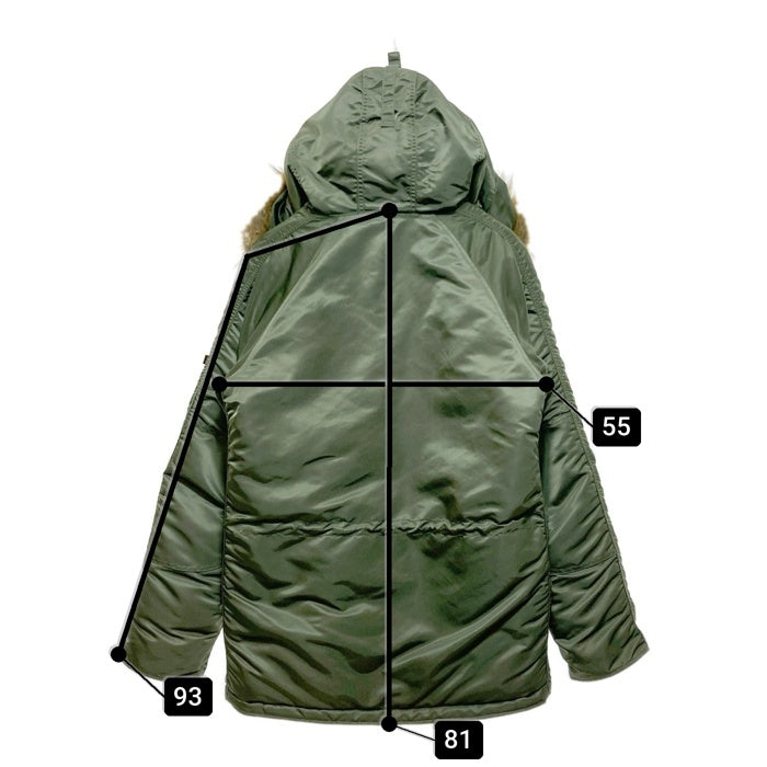 ALPHA アルファ N-3B フライトジャケット オリーブ 20094-403 Size L 瑞穂店