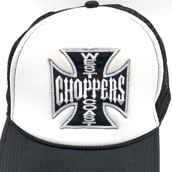 WEST COAST CHOPPERS ウエストコーストチョッパーズ スナップバック メッシュキャップ ホワイト ブラック OTTO 福生店