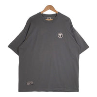 AAPE エーエイプ NOW TEE ラバーパッチ Tシャツ チャコールグレー AAPTEM1245XXK Size XXL 福生店