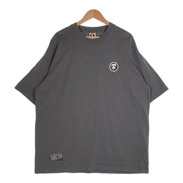 AAPE エーエイプ NOW TEE ラバーパッチ Tシャツ チャコールグレー AAPTEM1245XXK Size XXL 福生店
