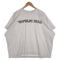 YZY イージー GOSHA ゴーシャラブチンスキー プリントTシャツ アッシュグレー Size 2 福生店