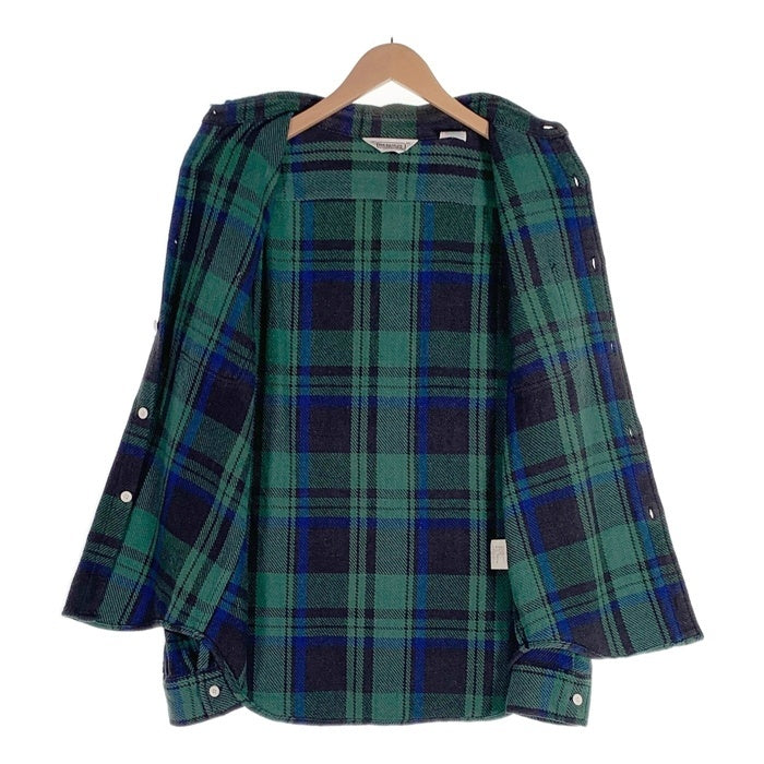 FIVE BROTHER ファイブブラザー チェック フランネルシャツ グリーン ネイビー Size M 福生店
