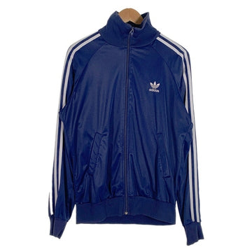 80's~ adidas アディダス Track Jacket トラックジャケット ネイビー 香港製 Size M 相当 福生店