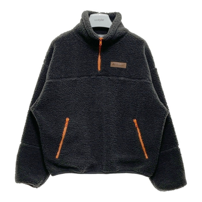 AVIREX  アヴィレックス 602919302 STAND HALF ZIP BOA PULLOVER ハーフジップ ボア フリースジャケット グレー sizeF 瑞穂店