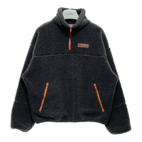 AVIREX  アヴィレックス 602919302 STAND HALF ZIP BOA PULLOVER ハーフジップ ボア フリースジャケット グレー sizeF 瑞穂店
