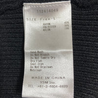 Darich ダーリッチ ハーフジップリブニットワンピース ブラック sizeL 瑞穂店