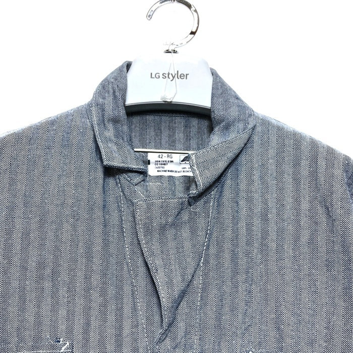 RED KAP レッドキャップ ヘリンボーン オールインワン 月桂樹ボタン グレー Size 42 瑞穂店