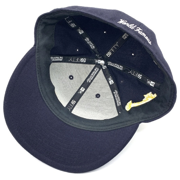 SUPREME シュプリーム 12SS New Era ニューエラ National Champion ボックスロゴ ベースボールキャップ ネイビー ウール Size 7 3/8 (58.7cm) 福生店
