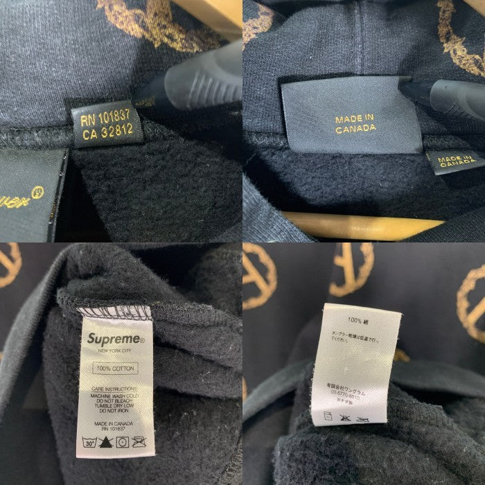 SUPREME シュプリーム 16AW UNDERCOVER アンダーカバー Anarchy Hooded Sweatshirt アナーキー プルオーバースウェットパーカー ブラック Size M 福生店