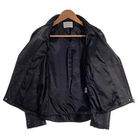 STUDIOUS ステュディオス ラムレザー ダブルライダースジャケット ブラック 107352002 Size 1 福生店
