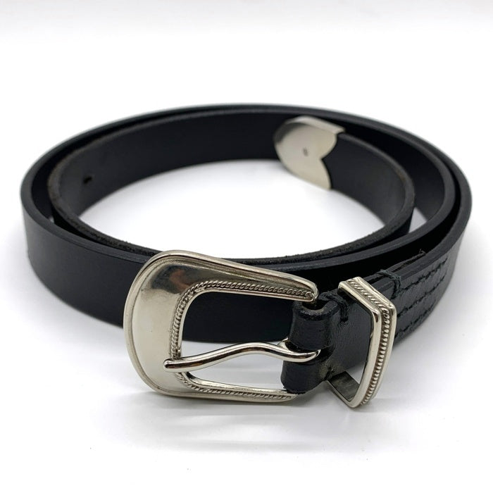 MINEDENIM マインデニム Western Leather Belt ウエスタンレザーベルト ブラック Size 32 福生店
