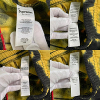 SUPREME シュプリーム 26FW Small Box Sweatshort Tie Dye スモール ボックス スウェット ショーツ ショート ハーフパンツ イエロー ブラック タイダイ Size M 福生店