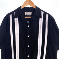 WACKO MARIA ワコマリア 23SS TWO-TONE 50's SHIRT ツートーン 50's 半袖 シャツ ブラック ホワイト Size M 福生店