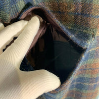 Brooks Brothers ブルックスブラザーズ ウール チェック柄 2B テーラードジャケット グリーン ネイビー Size 44R 福生店