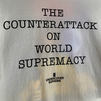 SUPREME シュプリーム UNDERCOVER アンダーカバー PUBLIC ENEMY パブリックエネミー 18SS Counterattack L/S Tee ロンT ロングスリーブ 長袖 Tシャツ ホワイト Size M 福生店