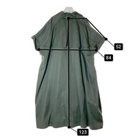 AMERI アメリ 24SS  TRENCH MULTI WAY LONG VEST トレンチマルチウェイロングベスト 半袖コート グリーン ※ベスト欠品 01410740200 Size M 瑞穂店