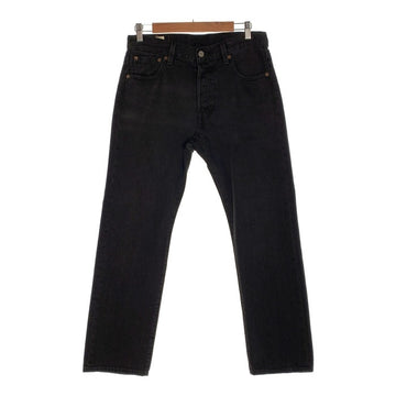 Levi's PREMIUM リーバイス プレミアム EDIFICE エディフィス別注 501 BIGE ブラックデニム テーパードパンツ A6738-0000 Size 30×28 福生店