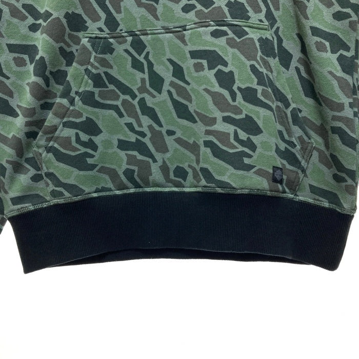 Harley-Davidson ハーレーダビッドソン 迷彩 切替 プルオーバーパーカー カーキ sizeS 瑞穂店